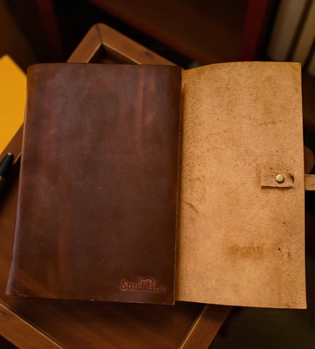 Reverie Vintage hand stitched A5 Leather Journal
