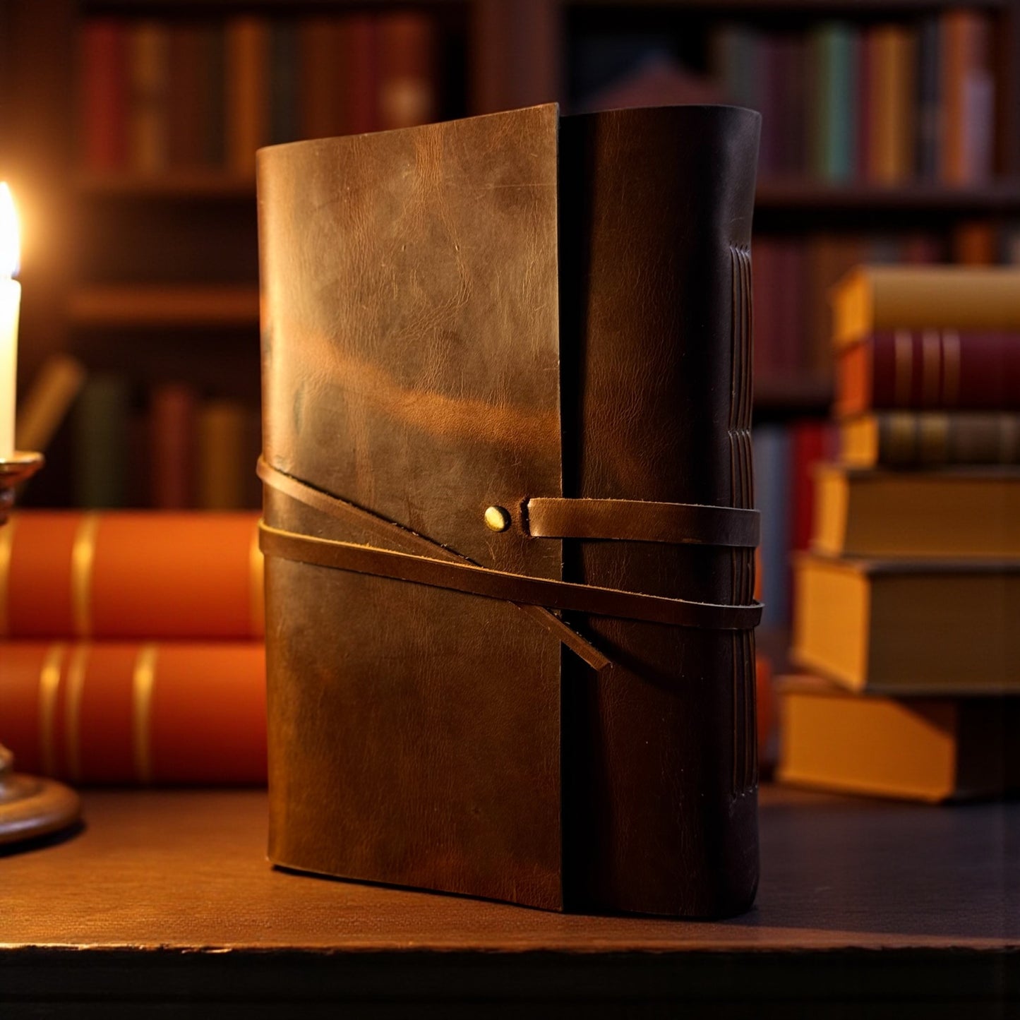 Reverie Vintage hand stitched A5 Leather Journal