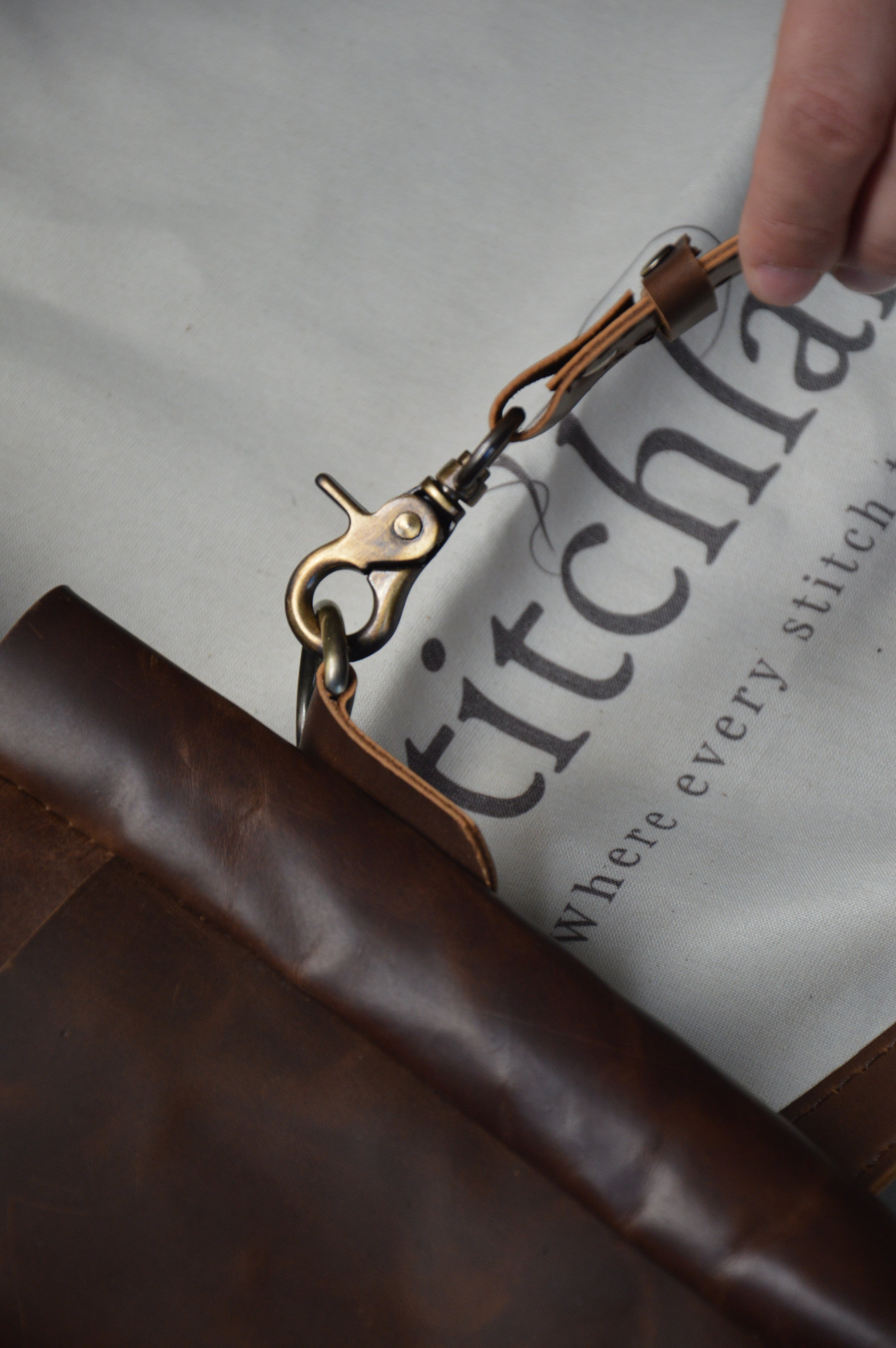 Italian "Old-Money" Handcrafted Leather Laptop Bag