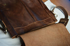 Italian "Old-Money" Handcrafted Leather Laptop Bag-Unisex