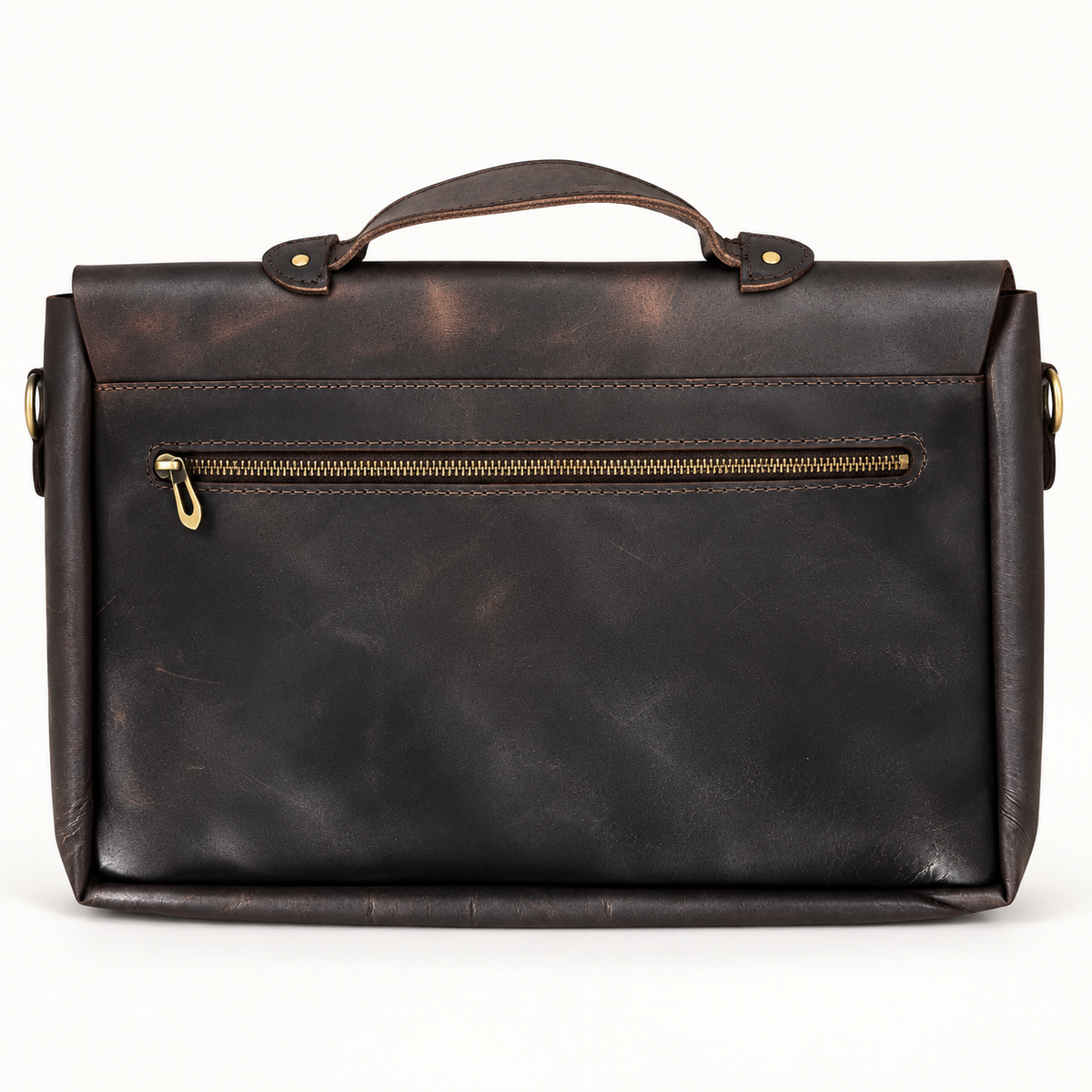 Italian "Old-Money" Handcrafted Leather Laptop Bag-Unisex
