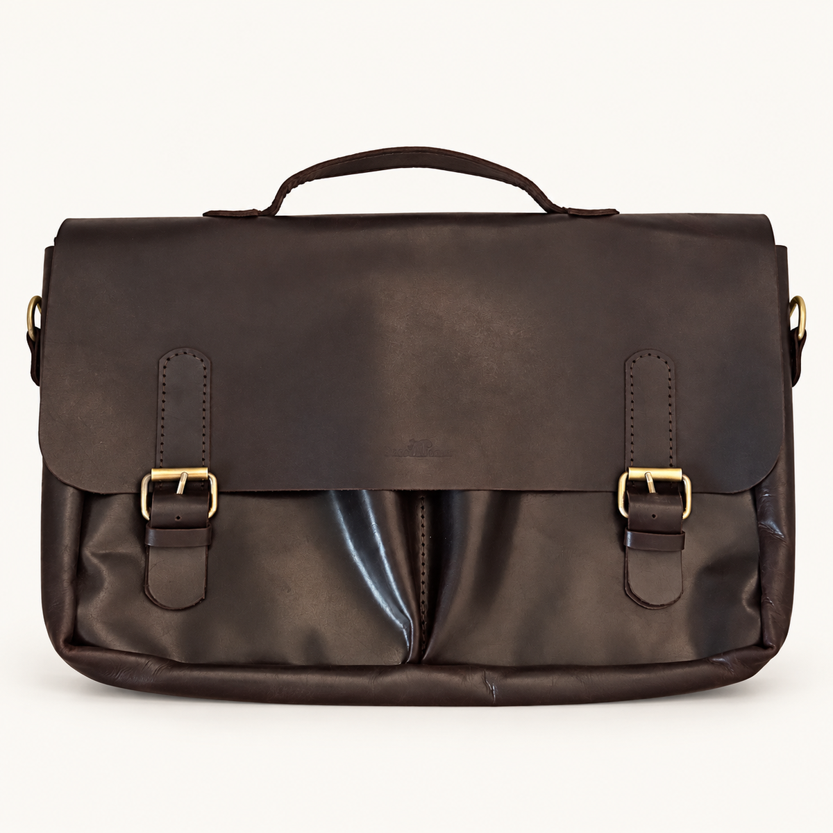 Italian "Old-Money" Handcrafted Leather Laptop Bag-Unisex