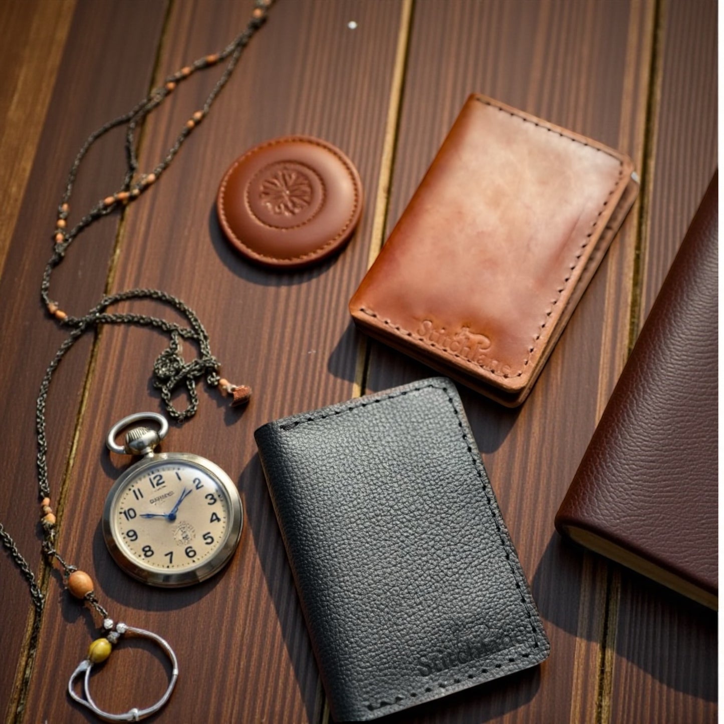 Bifold Hand Stitched Card Holder