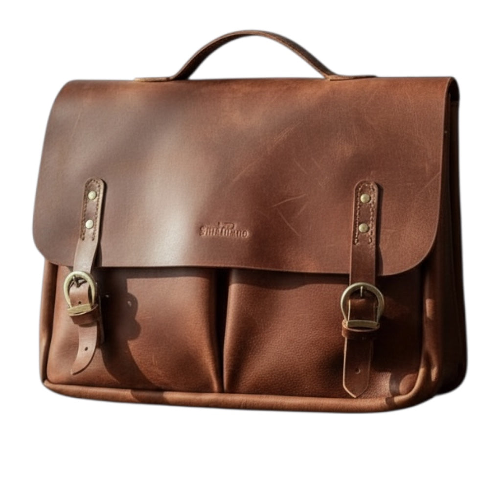 Valour Handcrafted Leather Laptop Bag