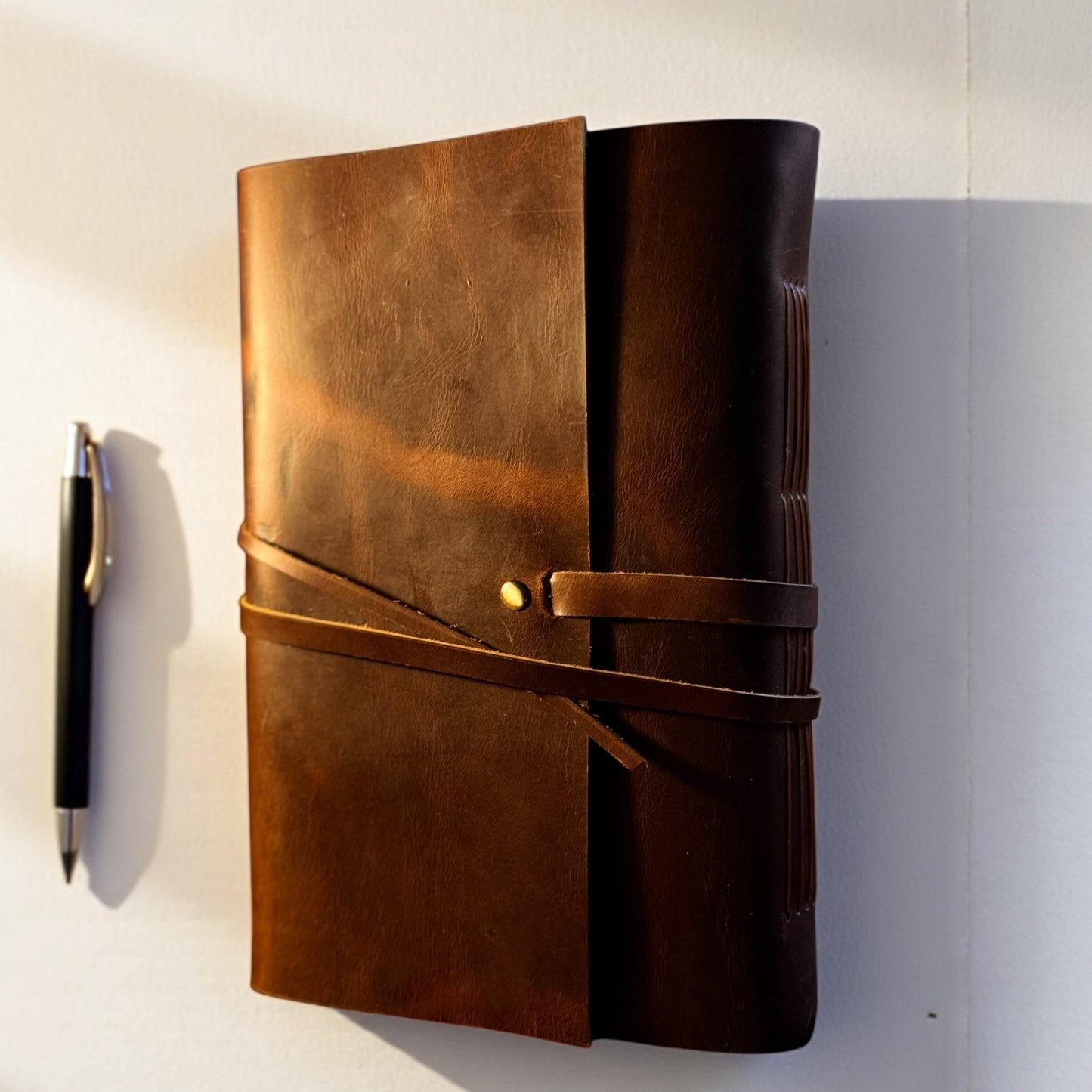 Reverie Vintage hand stitched A5 Leather Journal