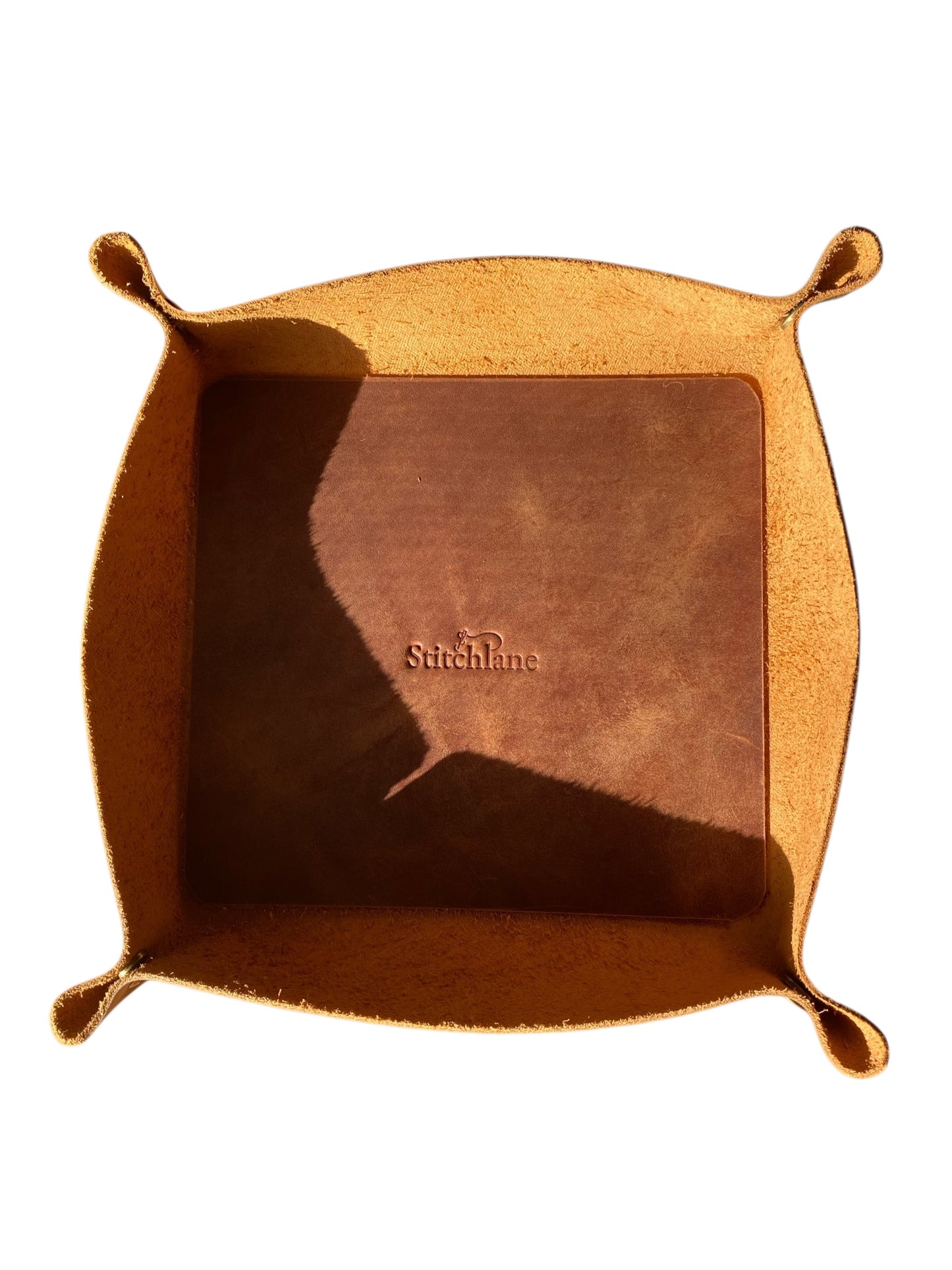 The Vintage Patina leather Tray