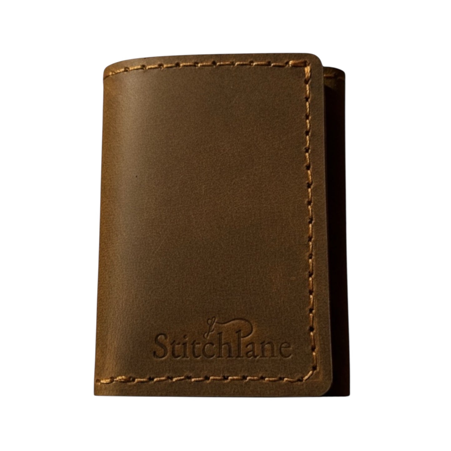 Trifold hand Stitched Leather wallet