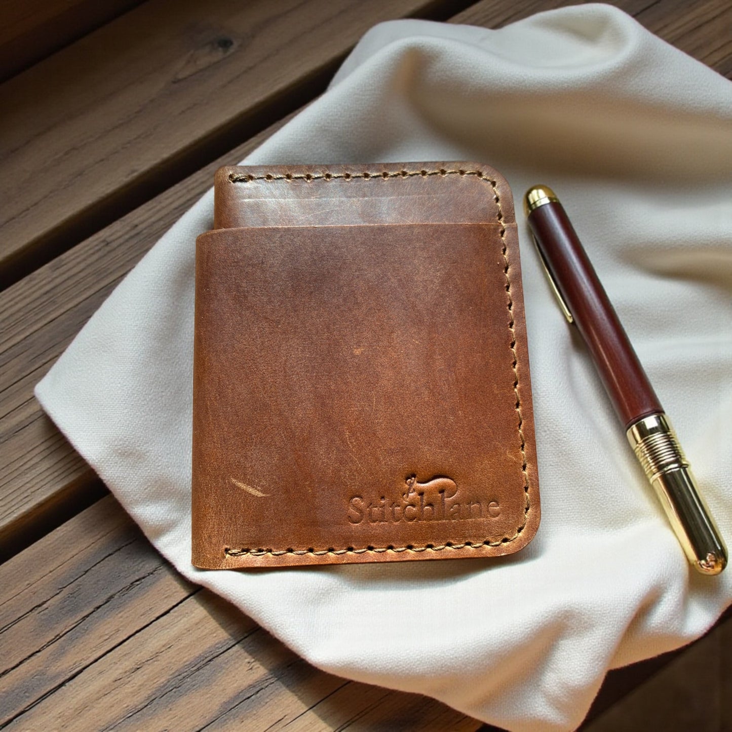 The Nomad Hand Stitched Bifold Wallet